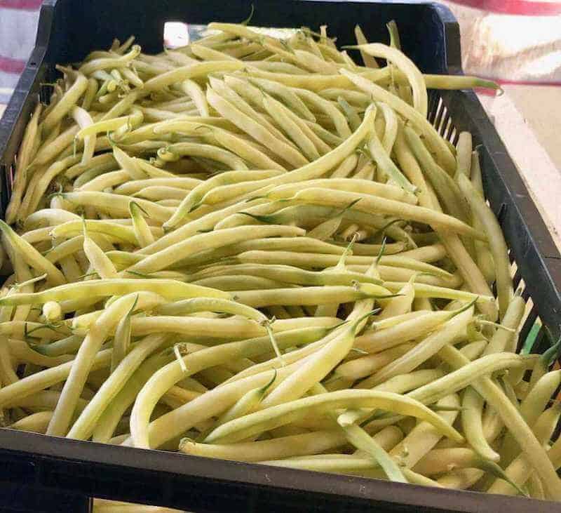 basket of yellow beans