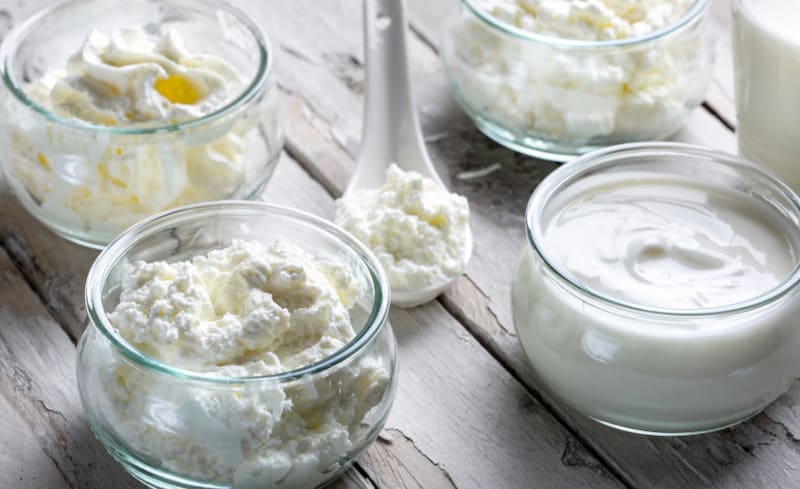 lab designed dairy cream, butter, yogurt, milk, ice cream
