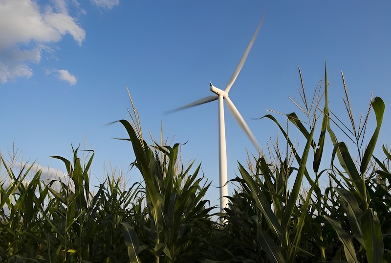 wind turbines on farms represents a progressive step towards a more sustainable future